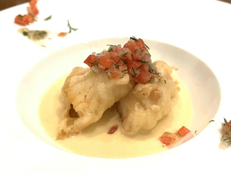  使用食材：カワハギフィレ 